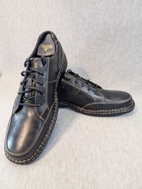 Rockport Heritage Pointe Leather Casual Shoes Men's 11 W Black Lace Up